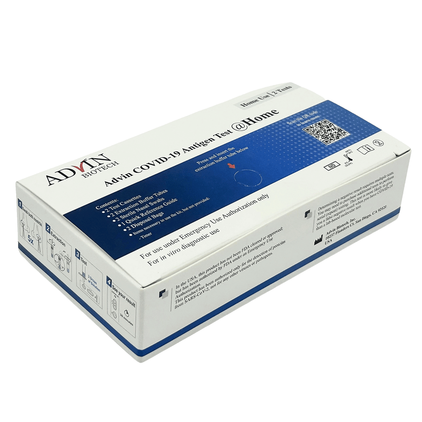 Advin 2T COVID-19 Antigen Test @ Home
