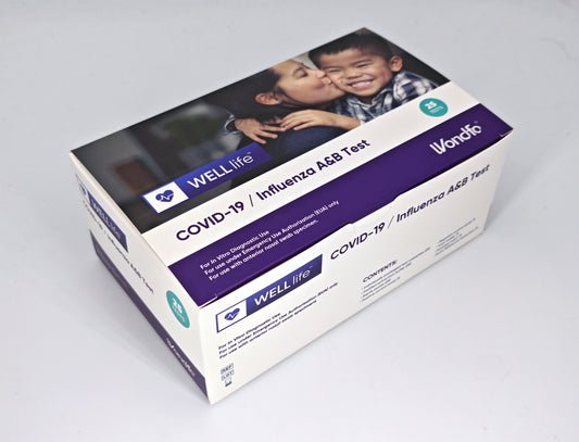 WELLlife™ COVID-19/Influenza A&B POC Test (25T)